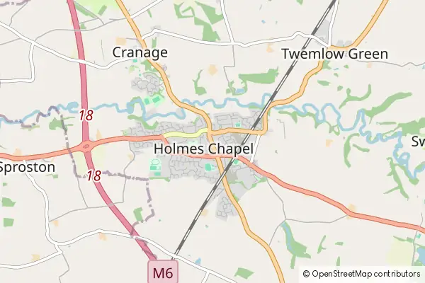 Mapa Holmes Chapel