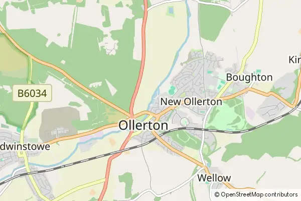 Mapa Ollerton