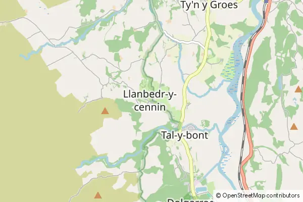 Mapa Llanbedr-y-cennin