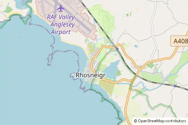 Mapa Rhosneigr