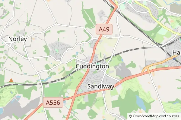 Mapa Cuddington