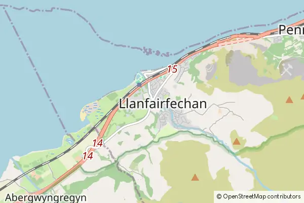 Mapa Llanfairfechan