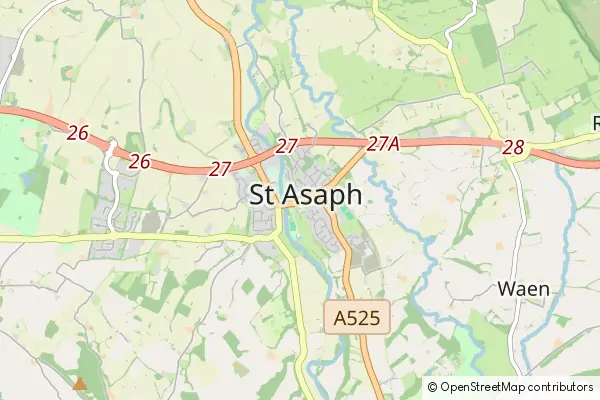 Mapa St. Asaph