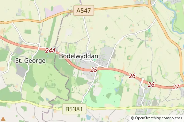 Mapa Bodelwyddan