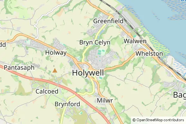 Mapa Holywell