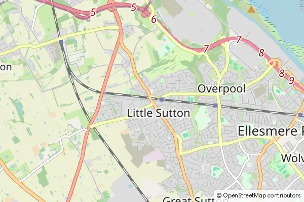 Mapa Little Sutton