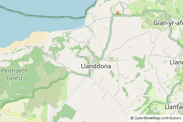 Mapa Llanddona