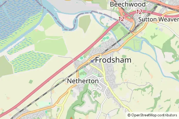 Mapa Frodsham