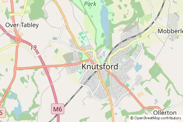 Mapa Knutsford