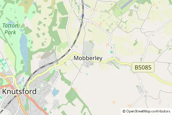 Mapa Mobberley