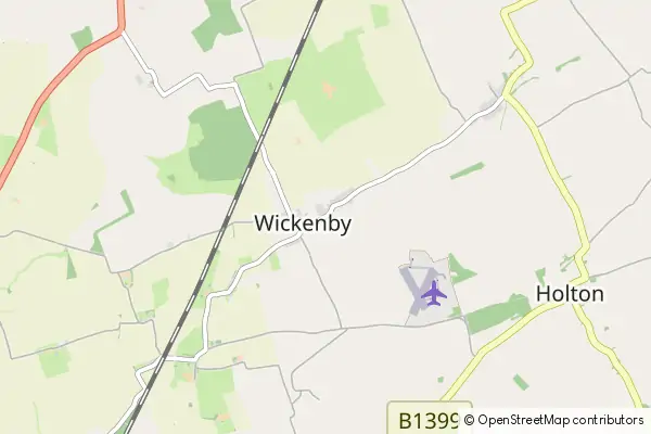 Mapa Wickenby