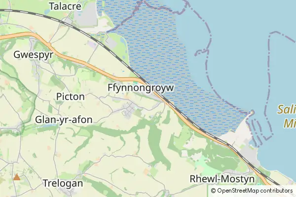 Mapa Ffynnongroyw