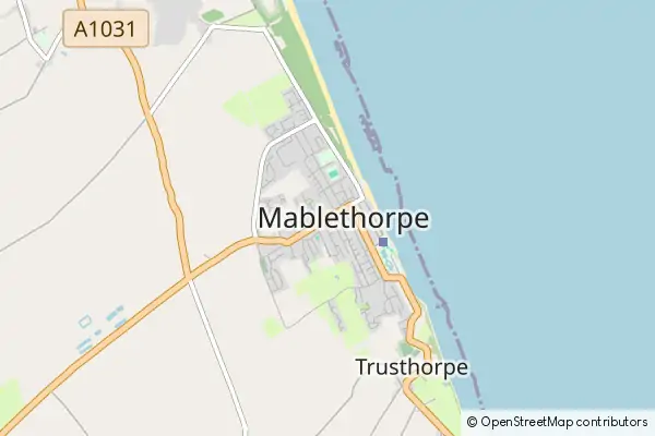 Mapa Mablethorpe