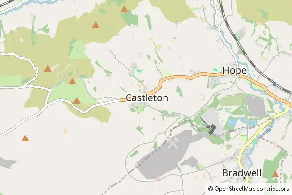 Mapa Castleton