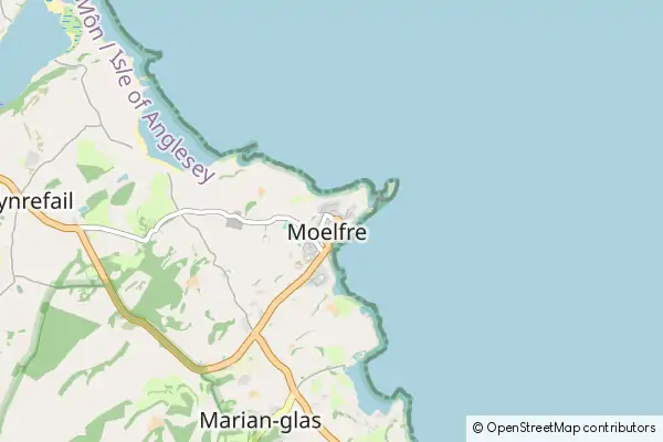 Mapa Moelfre