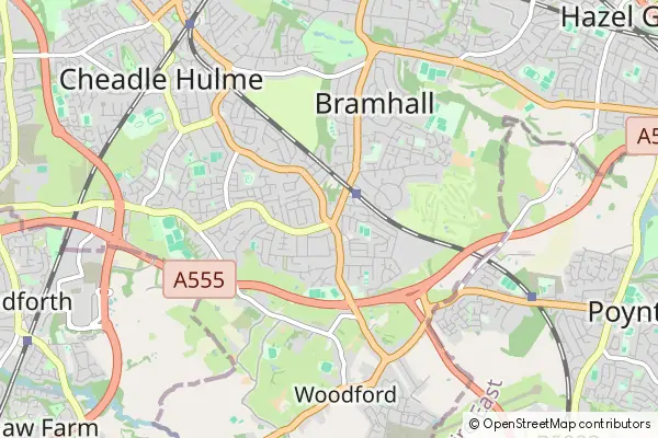 Mapa Bramhall