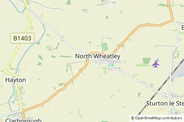 Mapa North Wheatley