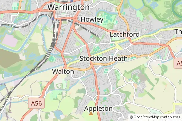 Mapa Stockton Heath