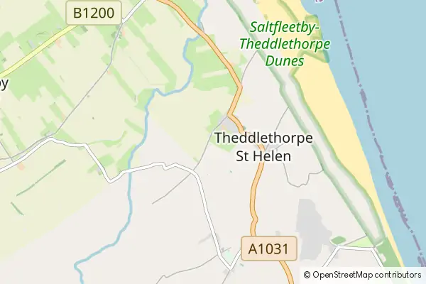 Mapa Theddlethorpe