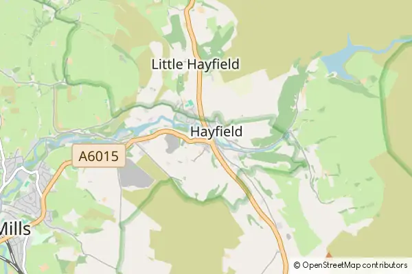 Mapa Hayfield