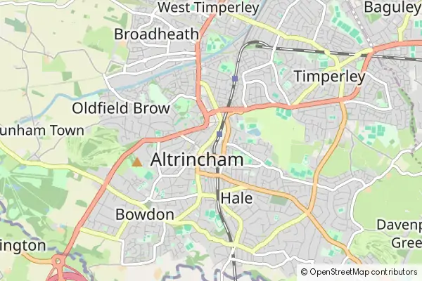 Mapa Altrincham