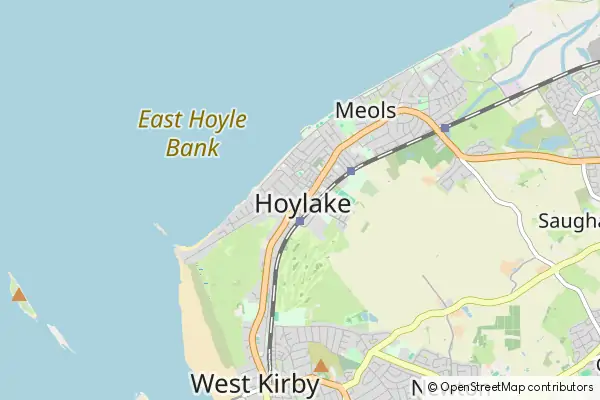 Mapa Hoylake