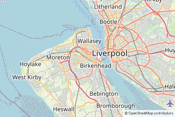 Mapa Birkenhead