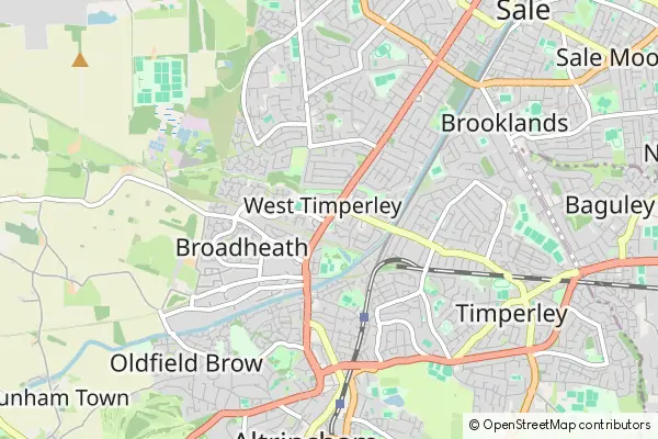 Mapa West Timperley