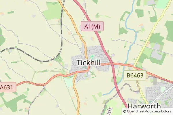 Mapa Tickhill