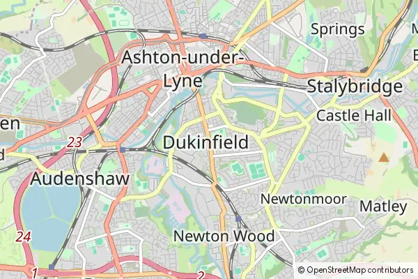 Mapa Dukinfield