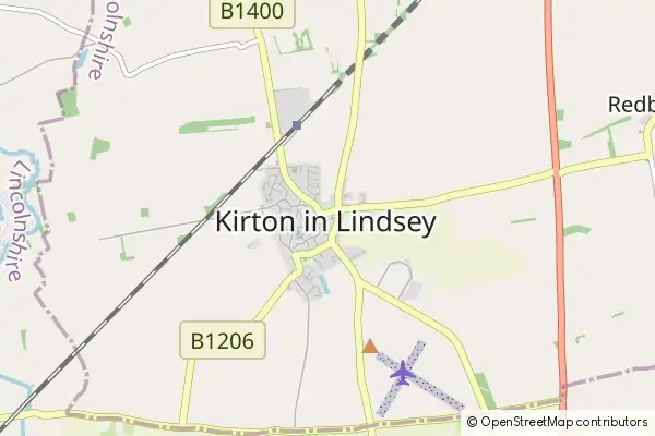 Mapa Kirton in Lindsey