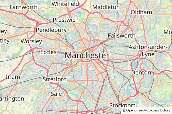 Mapa Manchester