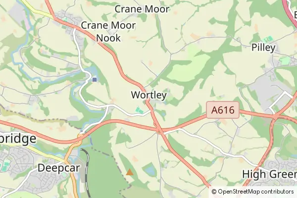 Mapa Wortley