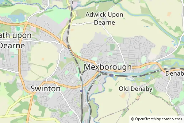 Mapa Mexborough