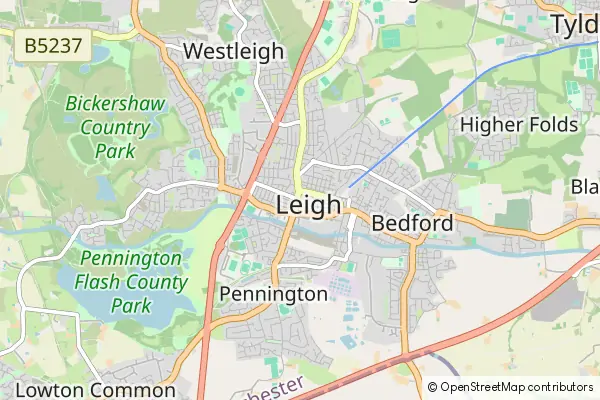 Mapa Leigh