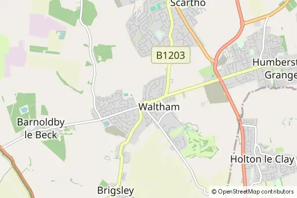 Mapa Waltham