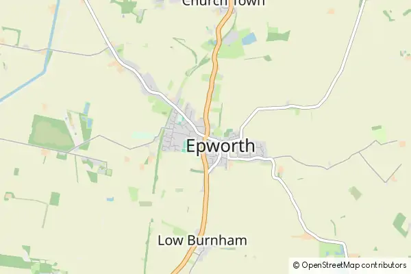 Mapa Epworth