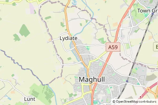 Mapa Lydiate