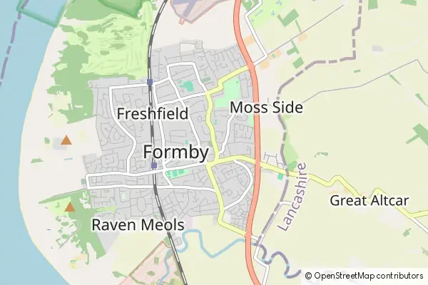 Mapa: Formby • © OpenStreetMap contributors Mapa Formby