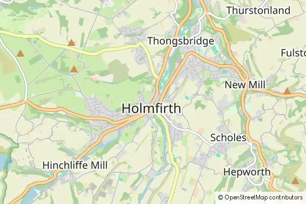 Mapa Holmfirth