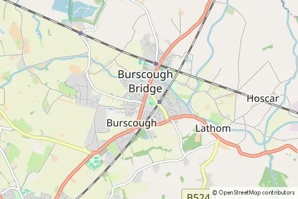 Mapa Burscough