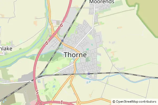Mapa Thorne
