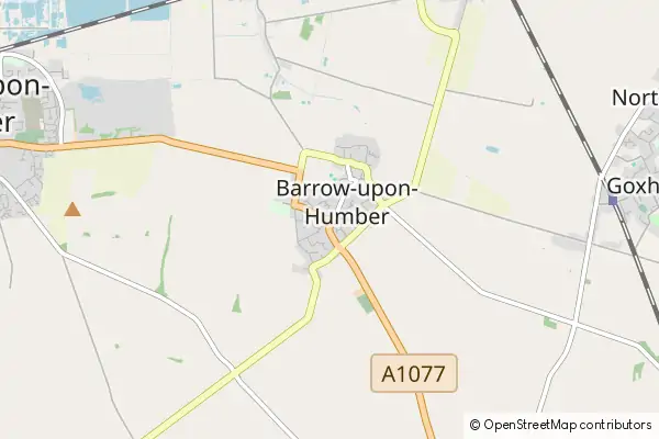 Mapa Barrow upon Humber