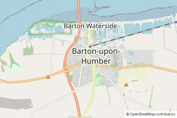 Mapa Barton-upon-Humber