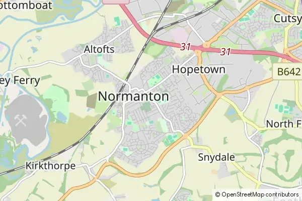 Mapa Normanton