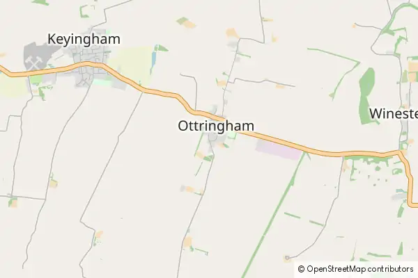 Mapa Ottringham