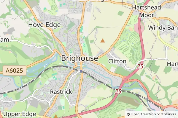 Mapa Brighouse