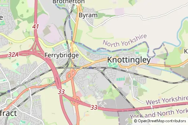 Mapa Knottingley