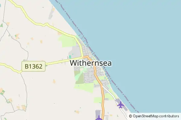 Mapa: Withernsea • © OpenStreetMap contributors Mapa Withernsea