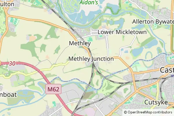 Mapa Methley